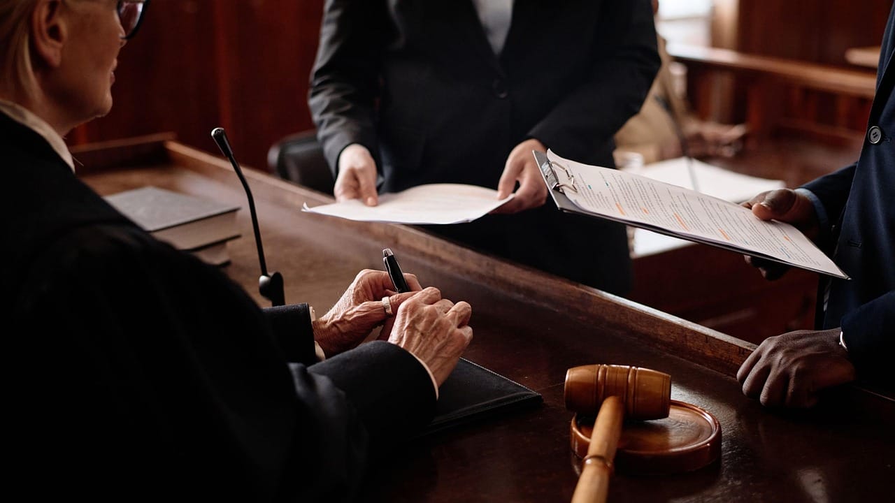 Personal Injury Attorney and a judge