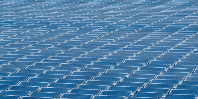 Solar panels in China