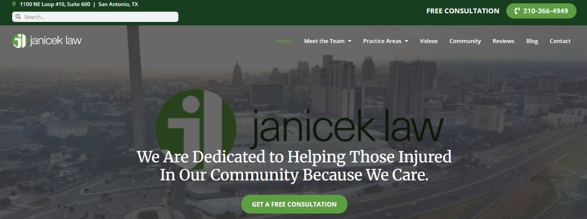 The Top 5 San Antonio Injury Lawyers - Janicek Law