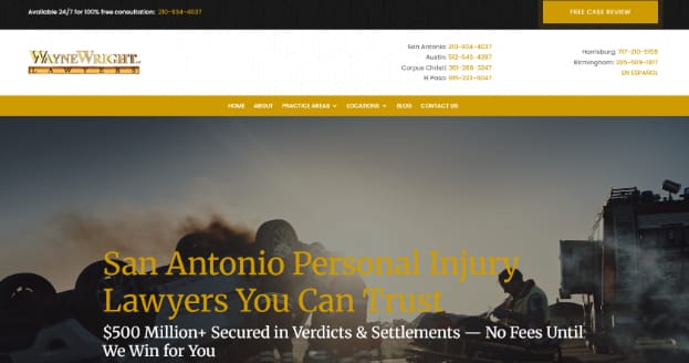The Top 5 San Antonio Injury Lawyers - Wayne Wright