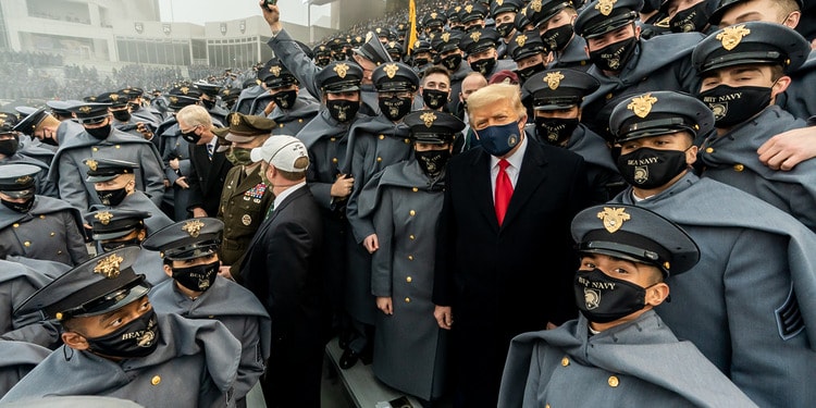 President Trump at the Army-Navy Football Game. Photo Credit: White House / Shealah Craighead.