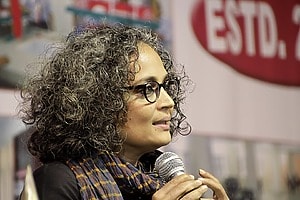 Arundhati Roy , Writer of Man Booker Prize for Fiction winning novel The God of Small Things (1997) visits Guwahati during 14th North East Book Fair