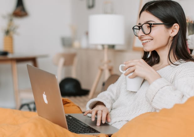 A woman starting her Insurance agent Skill Development program.