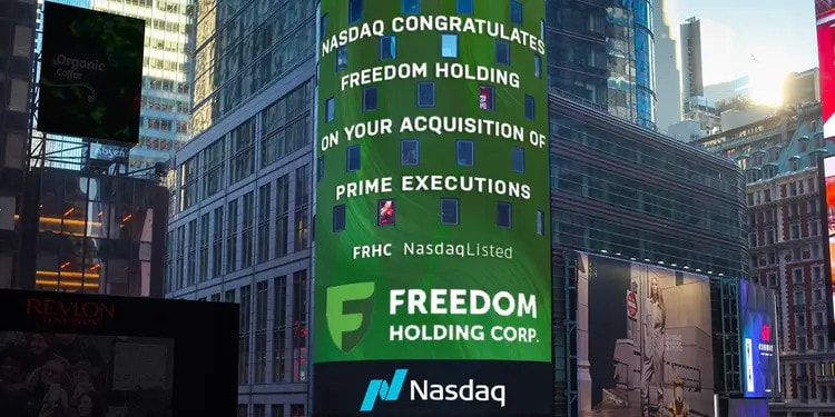 Freedom Holding Corp on the Nasdaq