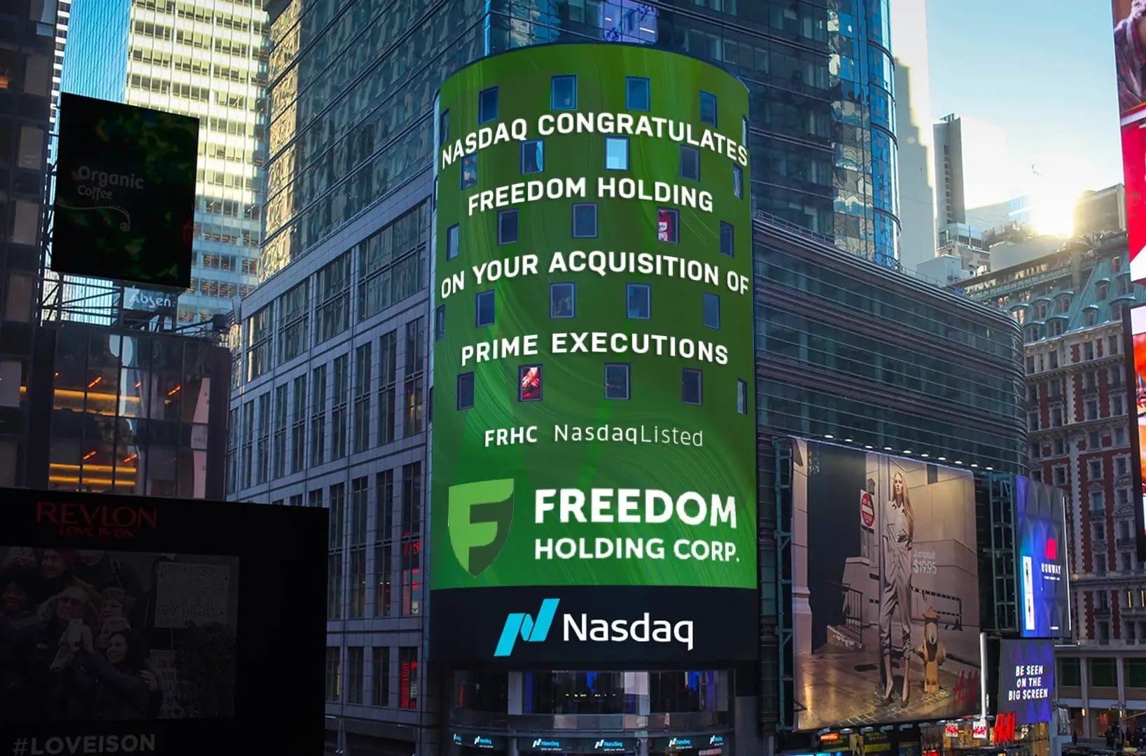Freedom Holding Corp on the Nasdaq
